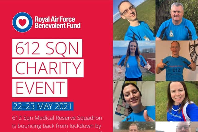 Leuchars Station-based 612 Medical Reserve Squadron is doing a fundraising challenge this weekend in aid of the RAF Benevolent Fund, the RAF’s leading welfare charity.
