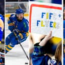 Rinkside with Fife Flyers - from mascot Geordie Munro to Vitalijs Pavlovs at centre ice (Pics: Derek Young)