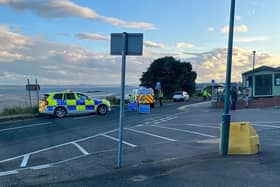 Emergency service at the scene of the incident which closed the road for several hours (Pic: Fife Jammers/www.facebook.com/FifeJL)