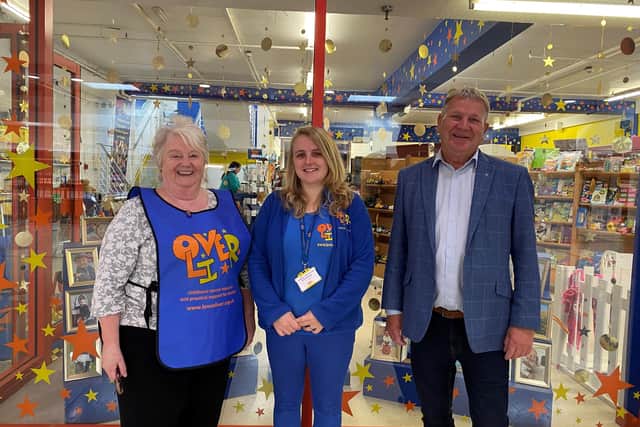 David Torrance MSP with Jennifer Gill and volunteer Marilyn Robertson (left) (Pic: Submitted)