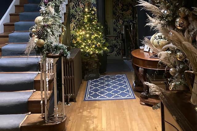 Corvisel House was named winner of Scotland's Christmas Home of The Year 2021. Photo credit: Kirsty Anderson/BBC Scotland