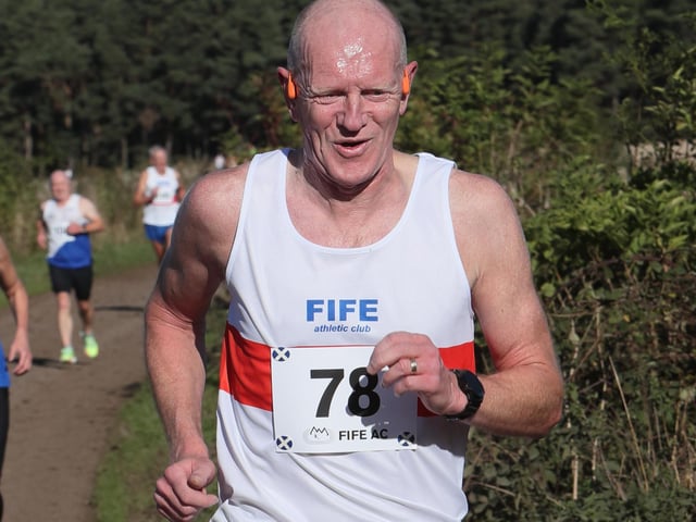 James Kelman at Fife Athletic Club’s 2026 Giffordtown 5K near Ladybank on Sunday (Photo: Pete Bracegirdle)