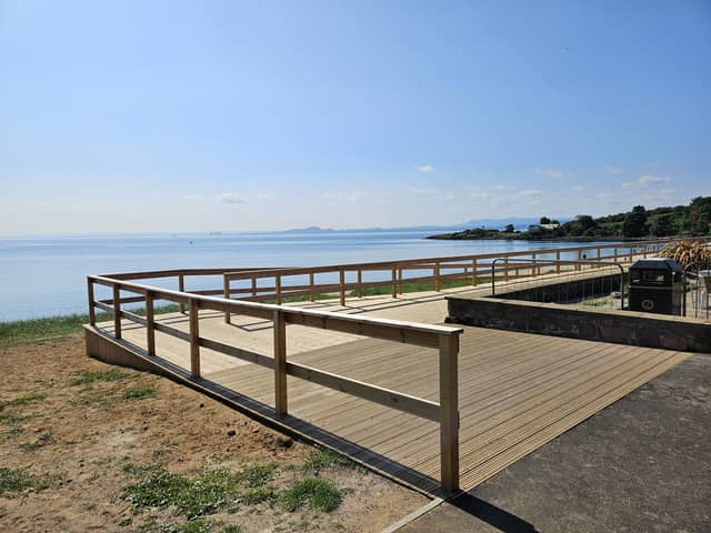 Aberdour's Silver Sands £1.3 million upgrade is complete. (Pic. Contributed.)
