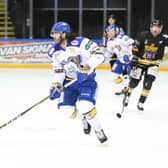 Chris Lawrence in action for Fife Flyers at Nottingham Panthers on Sunday