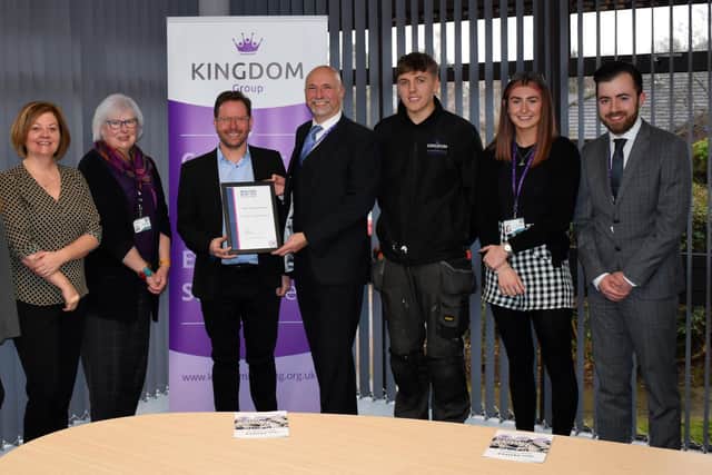 Kingdom Housing Association has earned a prestigious youth development accreditation, becoming one of the first in the country to do so