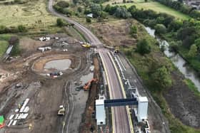 The bridge was due to be in place for the first trains running in June (Pic: Network Rail)