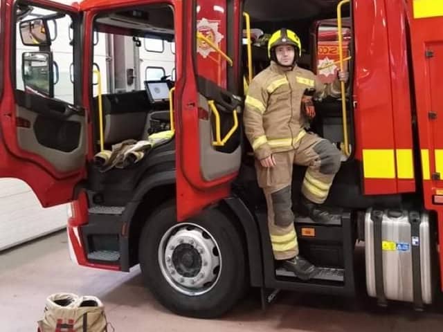 Firefighter Barry Martin is in a critical condition. Picture: SFRS