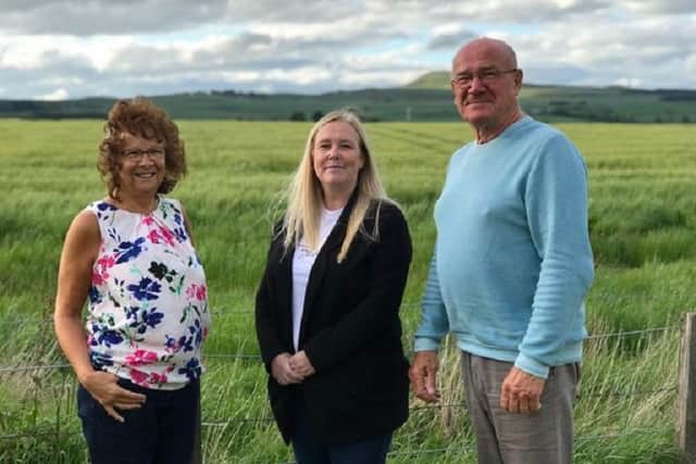Edith Sheerins, Keri Duffy and Richard Pokara, part of the Concerned Newcastle Residents (CNR) group which has concerns about Hallam Land Management's plans for Milldeans Farm