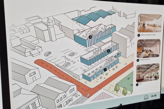 The plans were on display at the Adam Smith Theatre | Pic Fife Free Press