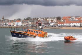 The Mersey class ALB and the ILB currently based at Anstruther.  (Pic: Anstruther RNLI)