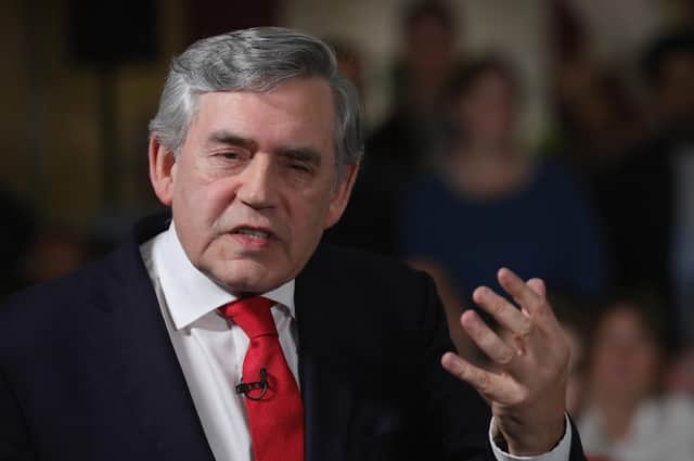 Gordon Brown. Pic: By Christopher Furlong/Getty Images.
