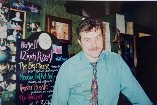 Mike Gilbert, mine host at Smithy's Tavern, Kirkcaldy