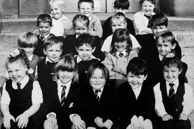 The P1 intake at Kinglassie Primary School pictured in 1993. P