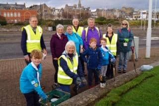 Beavers from the 86th Fife Scout group planted bulbs on the waterfront, in the beds opposite Volunteers Green that are maintained by the local voluntary group Growing Kirkcaldy. Pic: George McLuskie