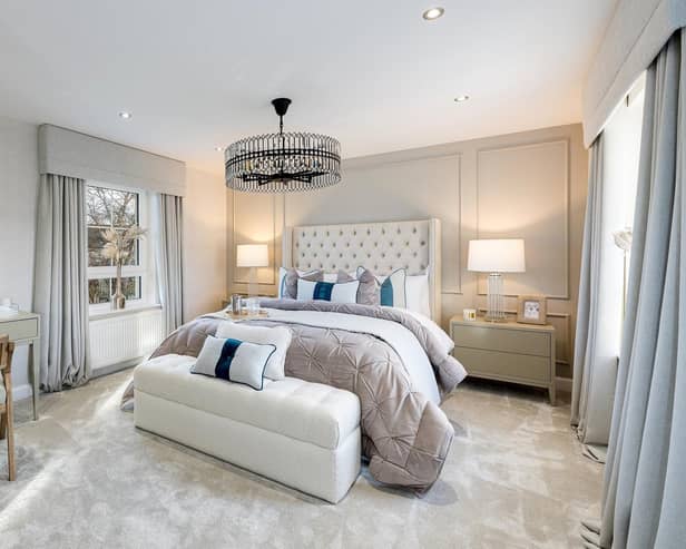 Bedroom one atThe Brechin show home at David Wilson Homes St Andrews development (Pic: Chris Humphreys Photography Ltd)