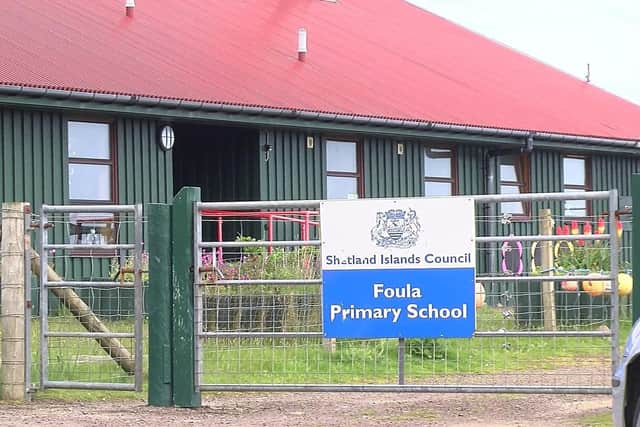 Foula Primary has just four pupils and one infant in its nursery