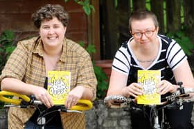 Kirkcaldy couple Abigail Melton and Lilith Cooper, the authors of Gears for Queers, which is being published this week. Pic: Fife Photo Agency.