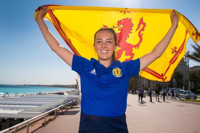 Caroline Weir had recently been voted as one of the best footballers in the world. Photo credit: SNS Group Alan Harvey