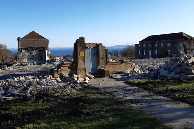 The former Viewforth High School has been reduced to rubble ahead of the site being redeveloped