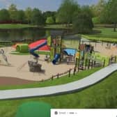 How the playpark at Lochore will look