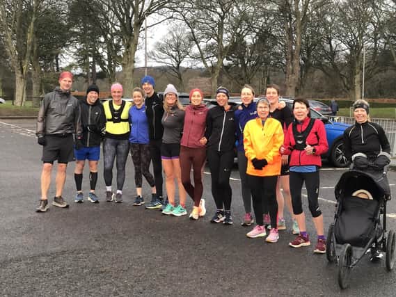 The Kirkcaldy Wizards social runners who met up to race on Sunday (Submitted pics)