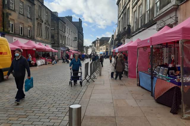 The weekly Artisan Market has helped to transform Kirkcaldy's High Street