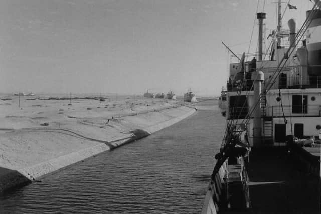 Anne escaped India on one of the very first convoys through the Suez Canal in 1944.