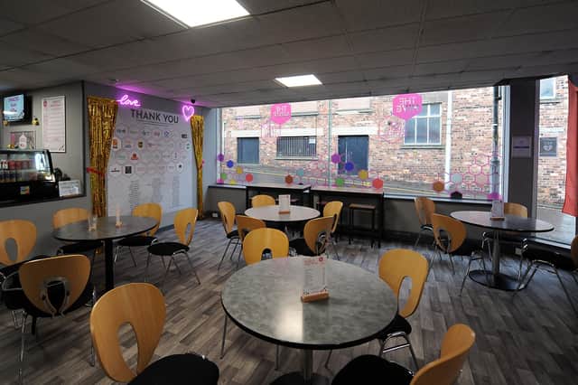 The cafe in The Hive (Pic: Fife Photo Agency)