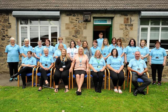 Staff at Fife Shopping and Support Services. Pic: Fife Photo Agency