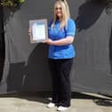 Paige Stocks, senior carer at Raith Manor in Kirkcaldy, was announced as the winner of the  Carer of the Year Award at the Scottish Care Awards 2020 recently.