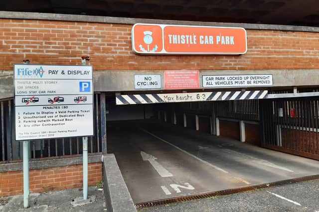 A parking charge pilot project is ending at Thistle Street car park