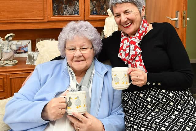 Teresa Naylor from Care and Share Companions with friend Linda Muirhead (Pic: Fife Photo Agency)