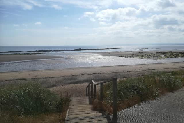 A line in the sand event will also take place at Seafield beach in Kirkcaldy.