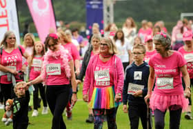 Hundreds of Fifers took part in Kirkcaldy's Race for Life events on Sunday in Beveridge Park. Pic: Fife Photo Agency