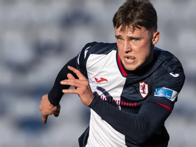 Ethan Ross in action for Raith Rovers against Ayr United in October last year at Stark's Park in Kirkcaldy (Photo by Paul Devlin/SNS Group)