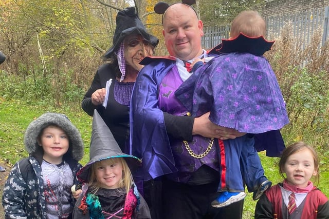 The spooky trail through the Rabbit Braes was organised by the Rabbit Braes Development Group.