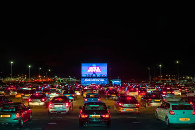 Drive-In Movies at Edinburgh Airport (Pic: Lloyd Smith)