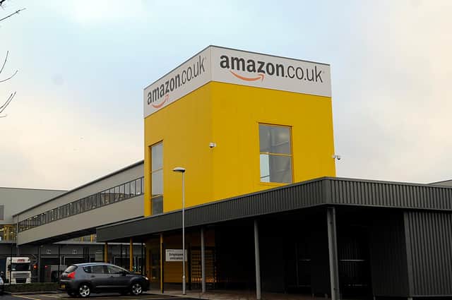 Amazon's fulfilment centre in Dunfermline