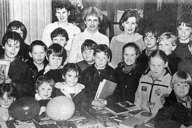 In 1984 local youngsters gathered at the Adam Smith Centre for a children's book fair held by Kirkcaldy District Libraries.