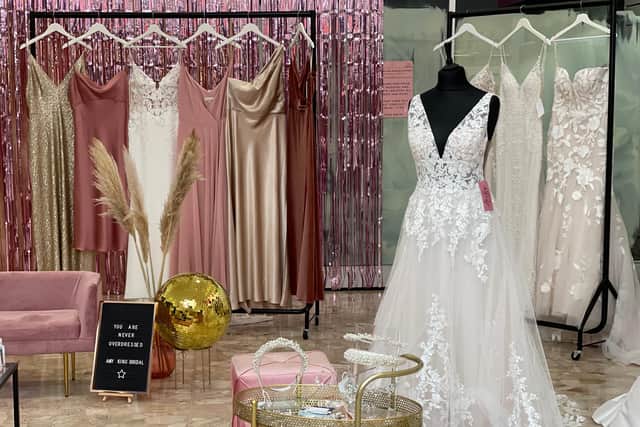One of the displays on show at the Mercat Wedding Fayre. Pic: Jordyn Ferguson of DYN Photography
