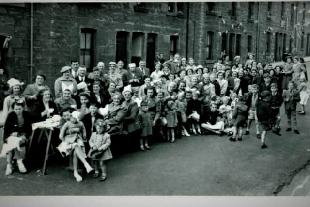 Residents in Sutherland Street, Sinclairtown, Kirkcaldy ready for their street celebrations on June 2, 1953 for the coronation of Her Majesty the Queen.