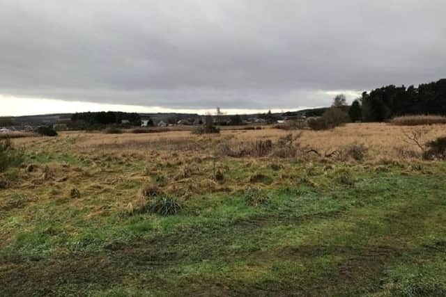 The proposed development site in Ladybank