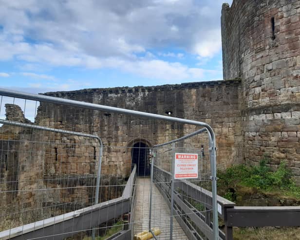 Ravenscraig Castle in Kirkcaldy remains closed to the public (Pic: Fife Free Press)