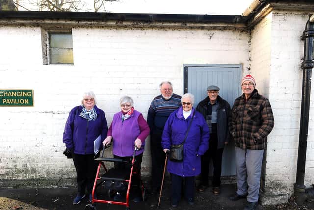 Kirkcaldy Men's Shed secretary, Margaret Smith (third from right). Pic: Fife Photo Agency.
