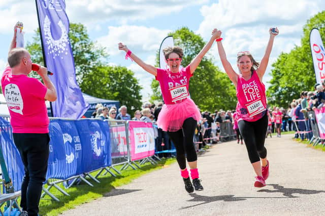 This year, participants will set off on the Race for Life course either alone or in small, socially distanced groups. Hand sanitiser will also be provided with participants encouraged to use it before and after the event.
