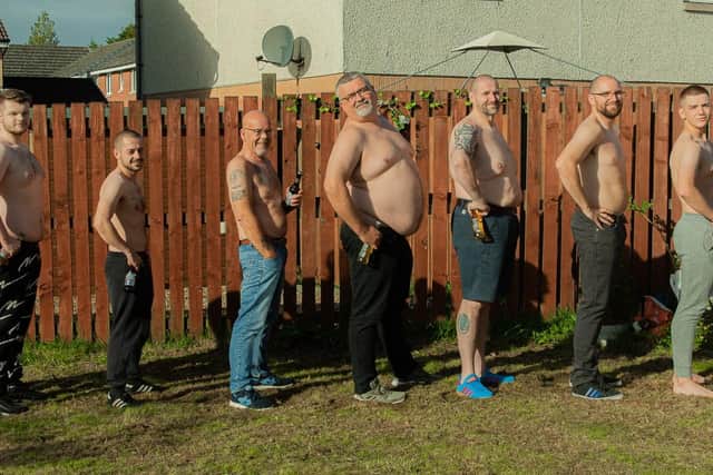 Some of the brave men who got Naked for Nourish for the fundraising calendar.  Pic: DYN Photography.
