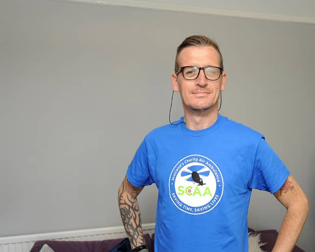 Ali Morrison will take part in the Kiltwalk for the Scottish Charity Air Ambulance (Pic: Fife Photo Agency)