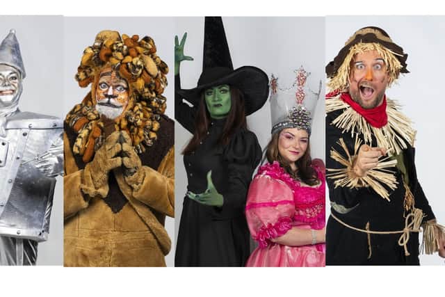 The stars of this year's panto, The Wizard Of OZ at the Alhambra Theatre (Pics: Submitted)