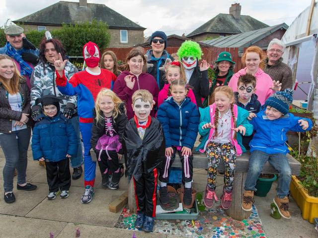 Family fun at a CLEAR Hallowe'en open day in 2014.