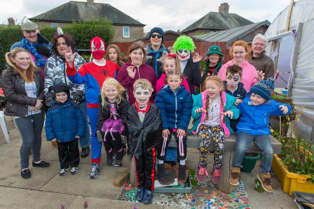 Family fun at a CLEAR Hallowe'en open day in 2014.